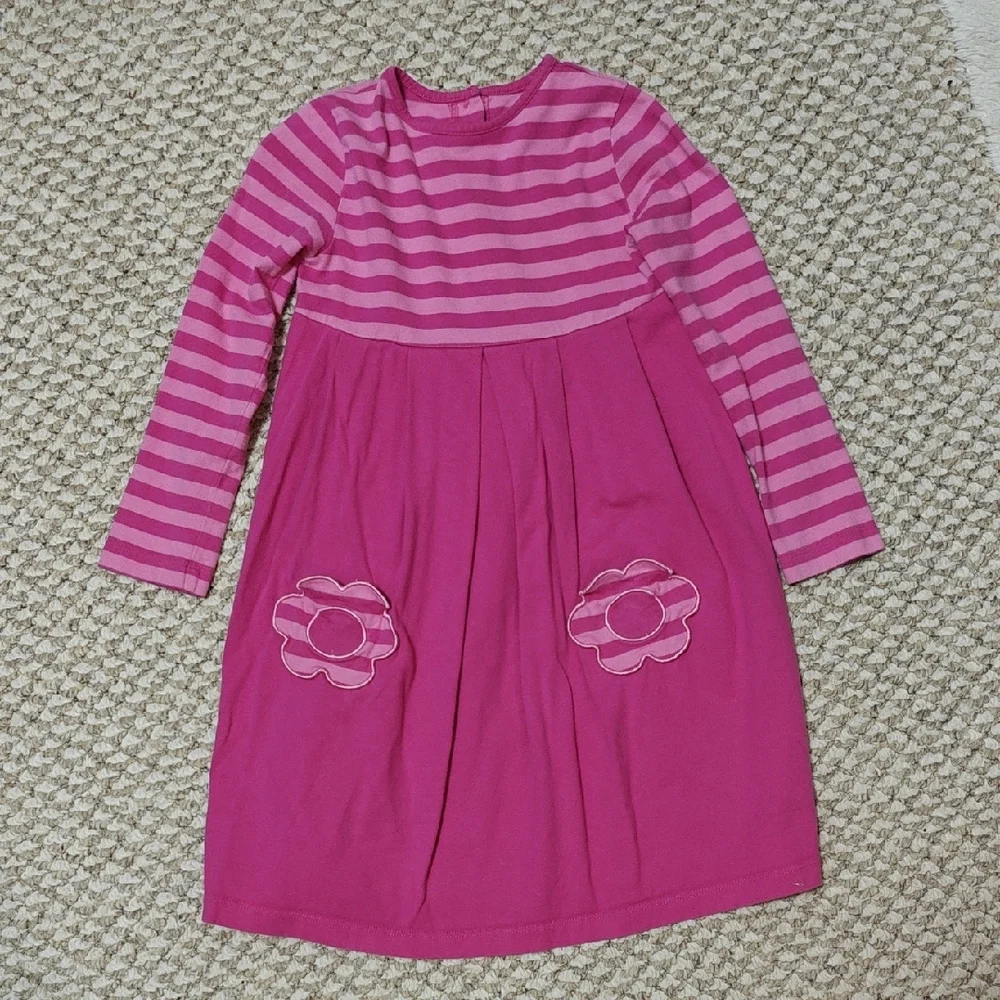 J. Khaki Pink Striped Casual Dress - Picture 3 of 6